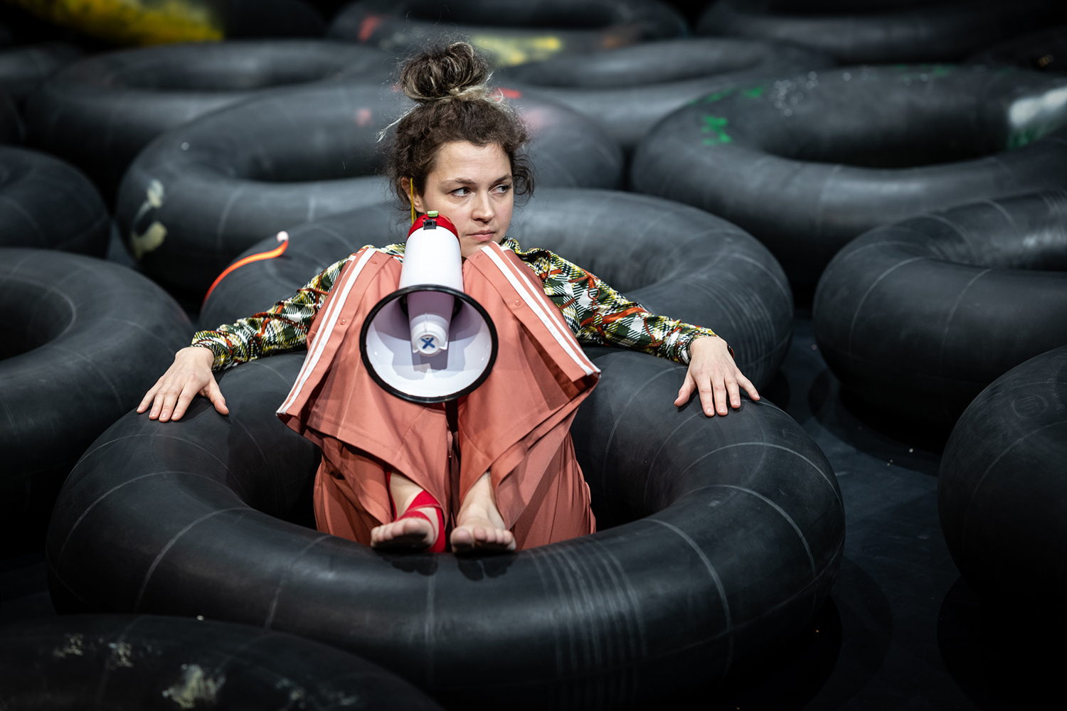 Inszenierung des Theaterstücks „Unsere Grube“ Pulk Fiktion ©Christian Knieps